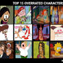 My Top 15 Overrated Cartoon Characters