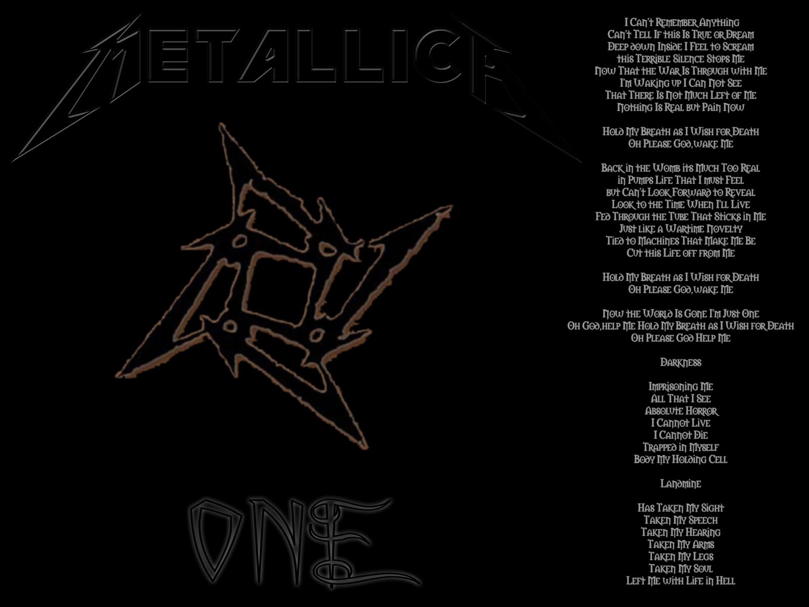 metallica - one