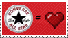 Converse love stamp by emopunkgirl06