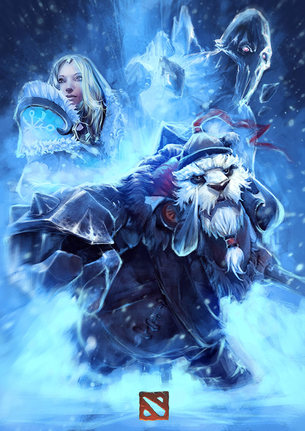 DOTA 2 Snow Theme. By Syn-Scholar On DeviantArt