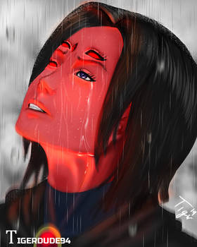 Raven crying