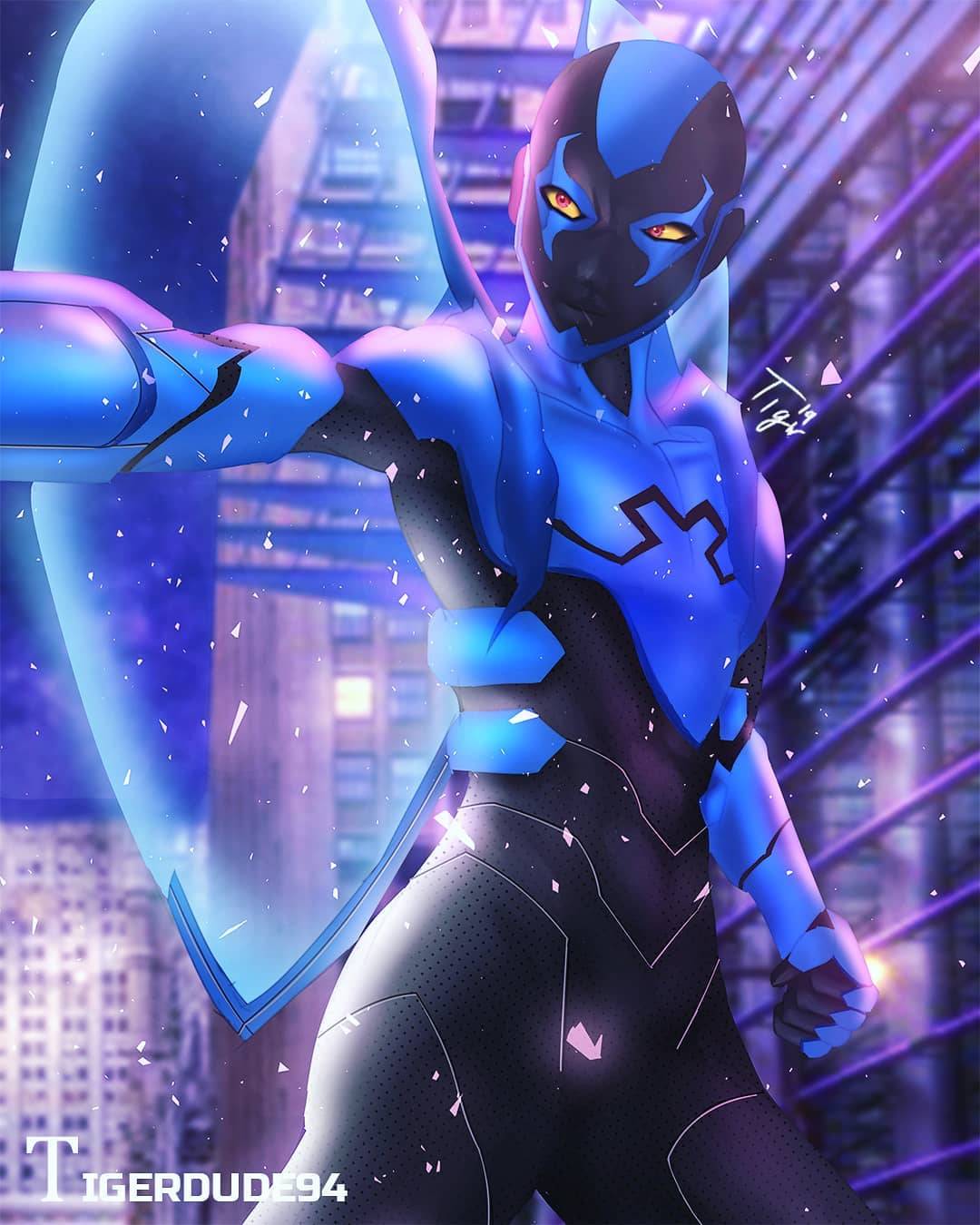 Image Of Blue Beetle From New Trailer(2) by TytorTheBarbarian on DeviantArt