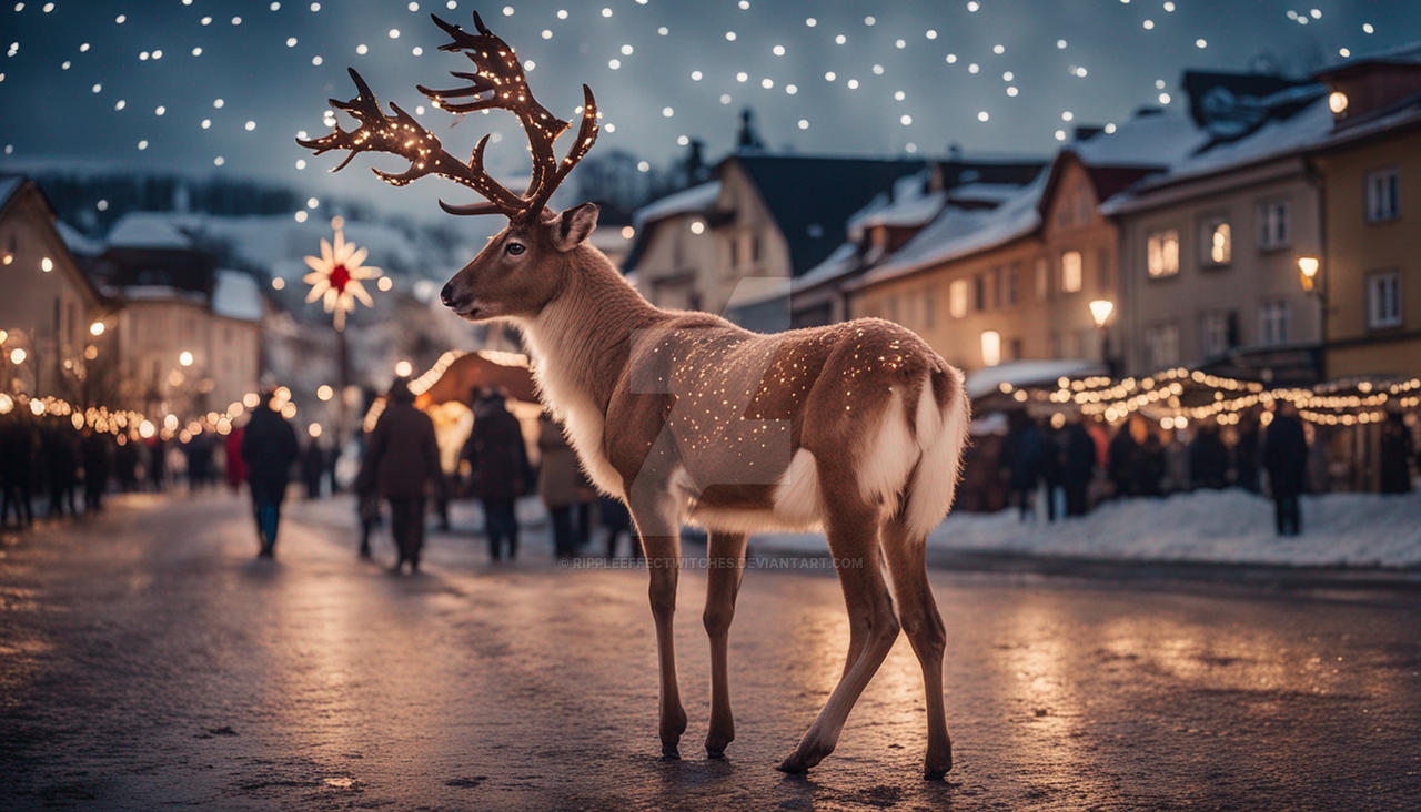Rudolph at the Christmasmarket by RippleeffectWitches on DeviantArt
