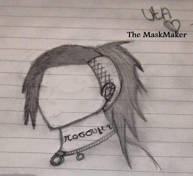 Face Less Mask Drawing The Mask Maker~ Faceless Sketch by MelodyLutezTH on DeviantArt