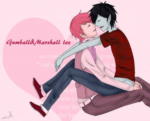 prince gumball/marshall lee