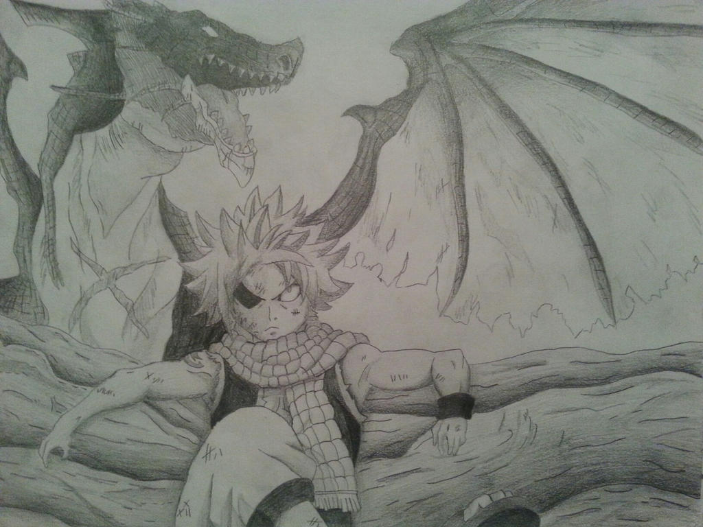 Natsu and Igneel by Kidnapsfatkids on DeviantArt