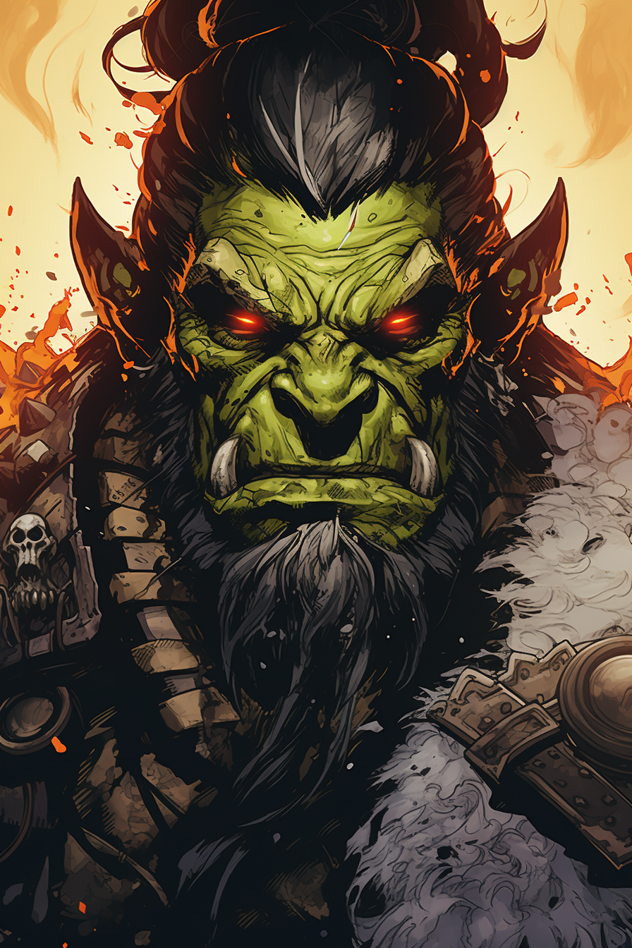 Orc Pfp Orc warrior portrait by DanielNowak on DeviantArt