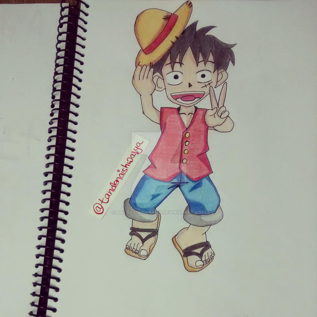 monkey d. luffy- straw hat captain by nectp on... Straw-hat Luffy by artbyaishwarya on DeviantArt