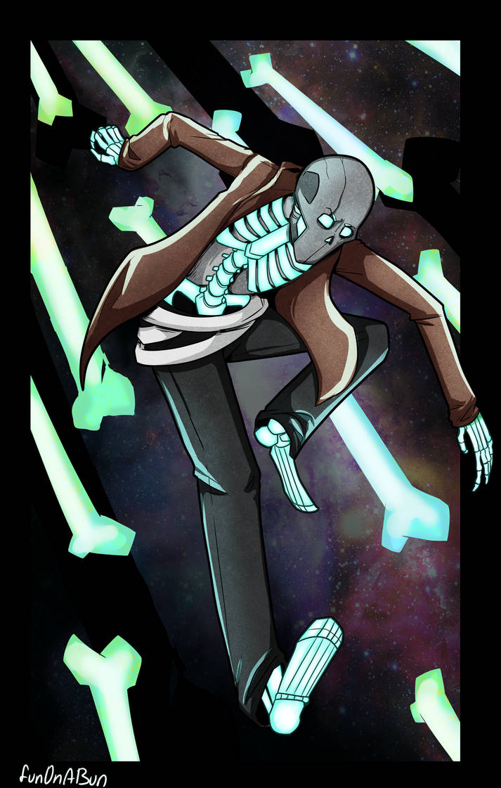 Blue bones by FunOnABun on DeviantArt