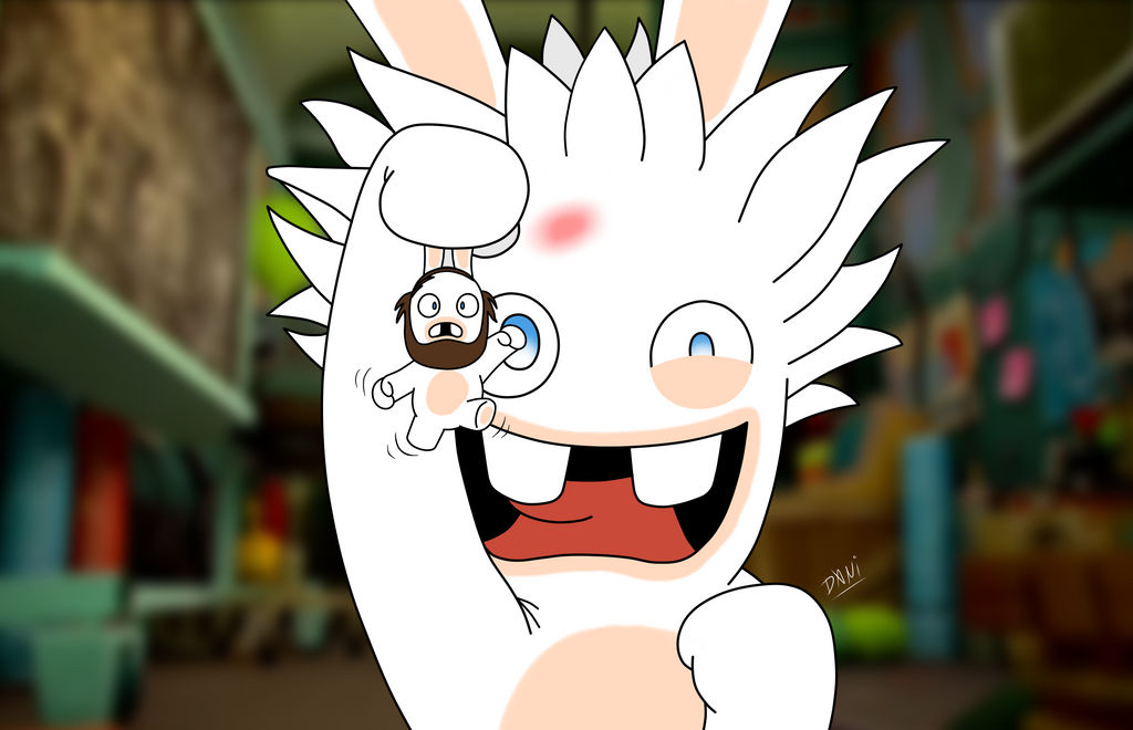 Mini Jurassic Rabbid by GarfieldXRabbid on DeviantArt