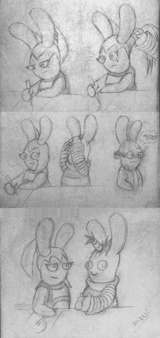 Johnny and Devi Rabbid by GarfieldXRabbid on DeviantArt