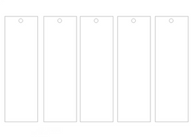 Bookmark - Template - Markings