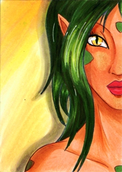 Contest Prize: ACEO - Aaia by pink-gizzy