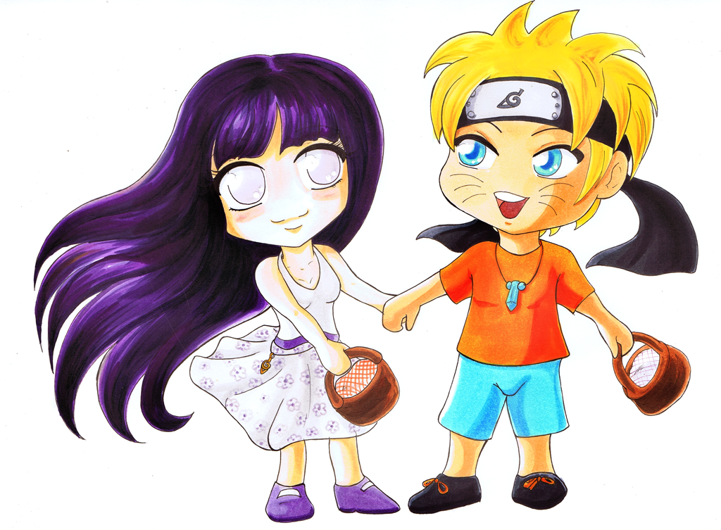 Naruto and Hinata Chibi Picnic