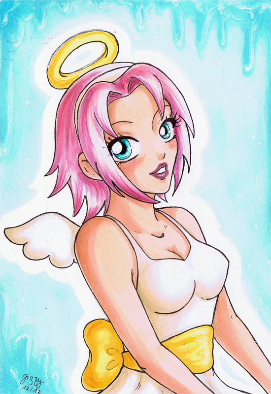 X-Mess-Giftart #1: Angelic Sakura