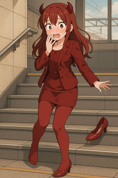 Romina loses her shoe