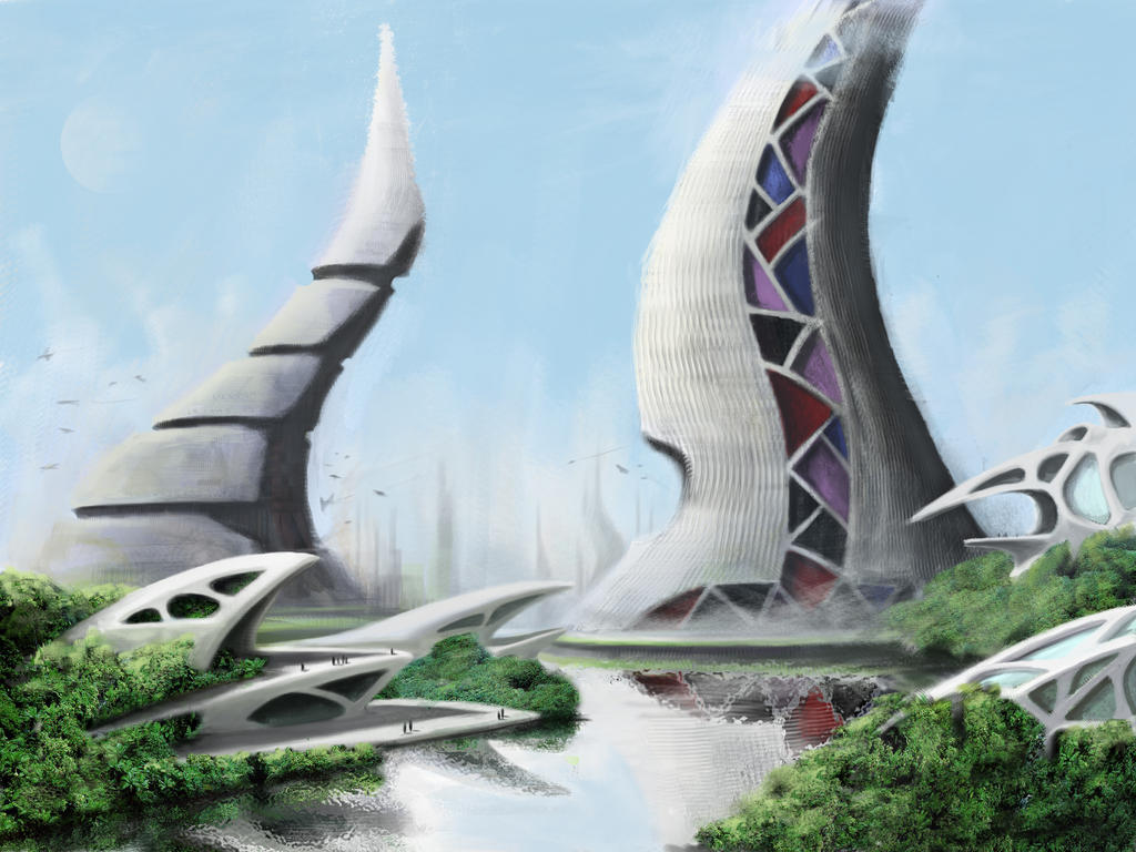 Deviantart Future Future City by RRamat on DeviantArt