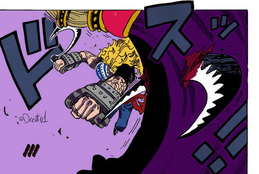 one piece 1022 Color Killer and Kid Eustass by Dreat01 on DeviantArt