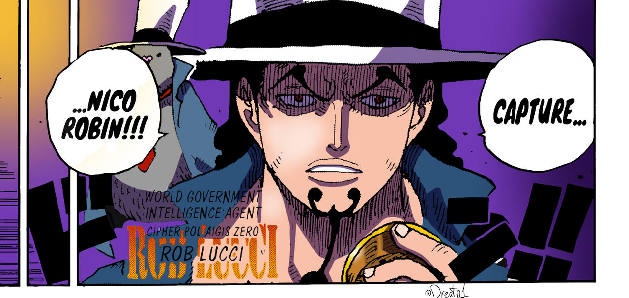 One piece1028 Rob Lucci color by Dreat01 on DeviantArt