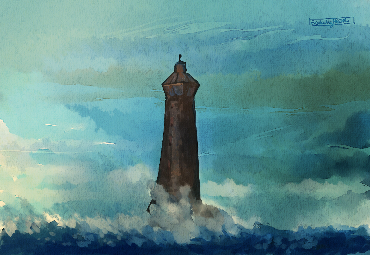 lighthouse and the sea