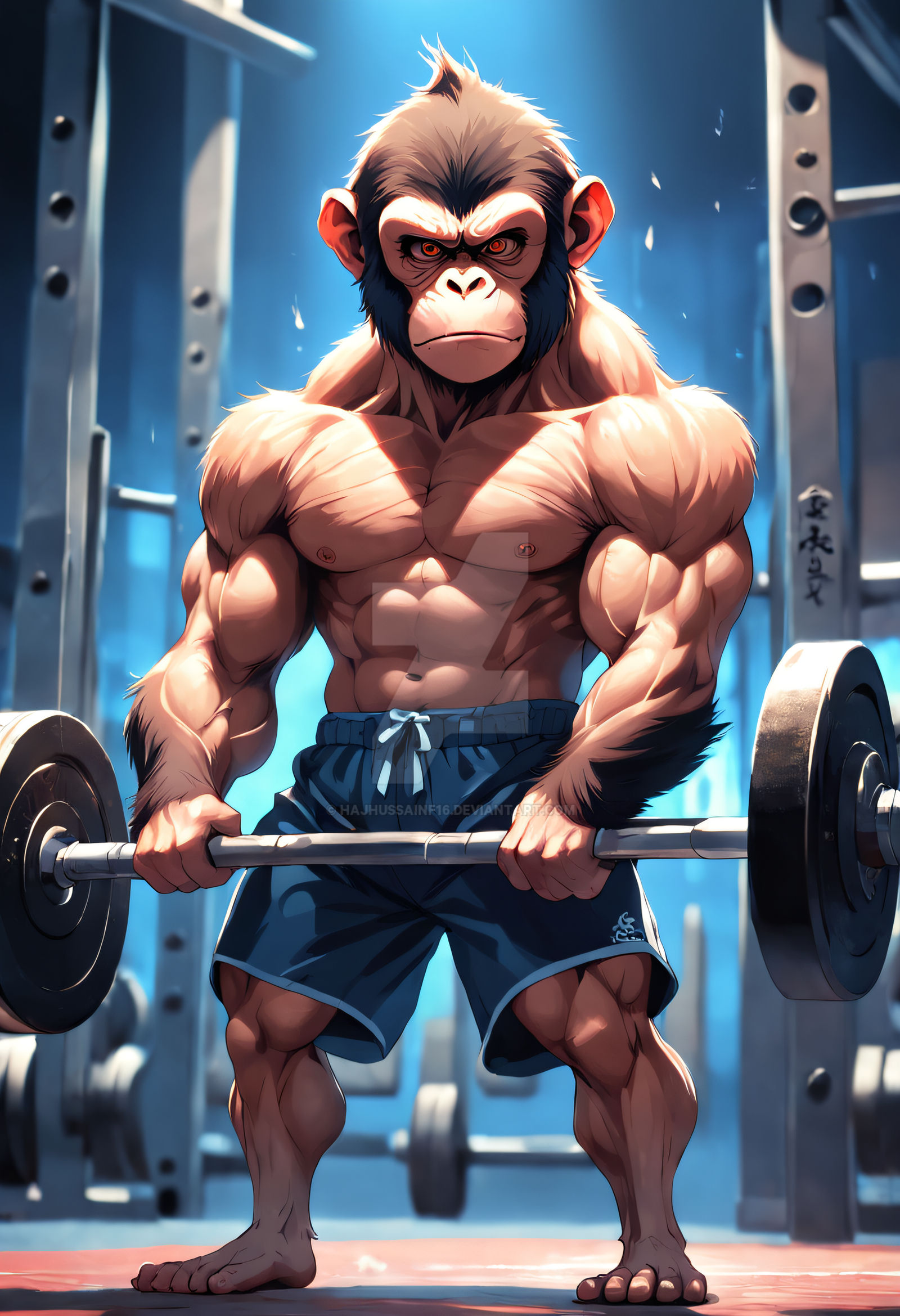 Animals. Muscle Deviantart Animal character by hajhussainF16 on DeviantArt