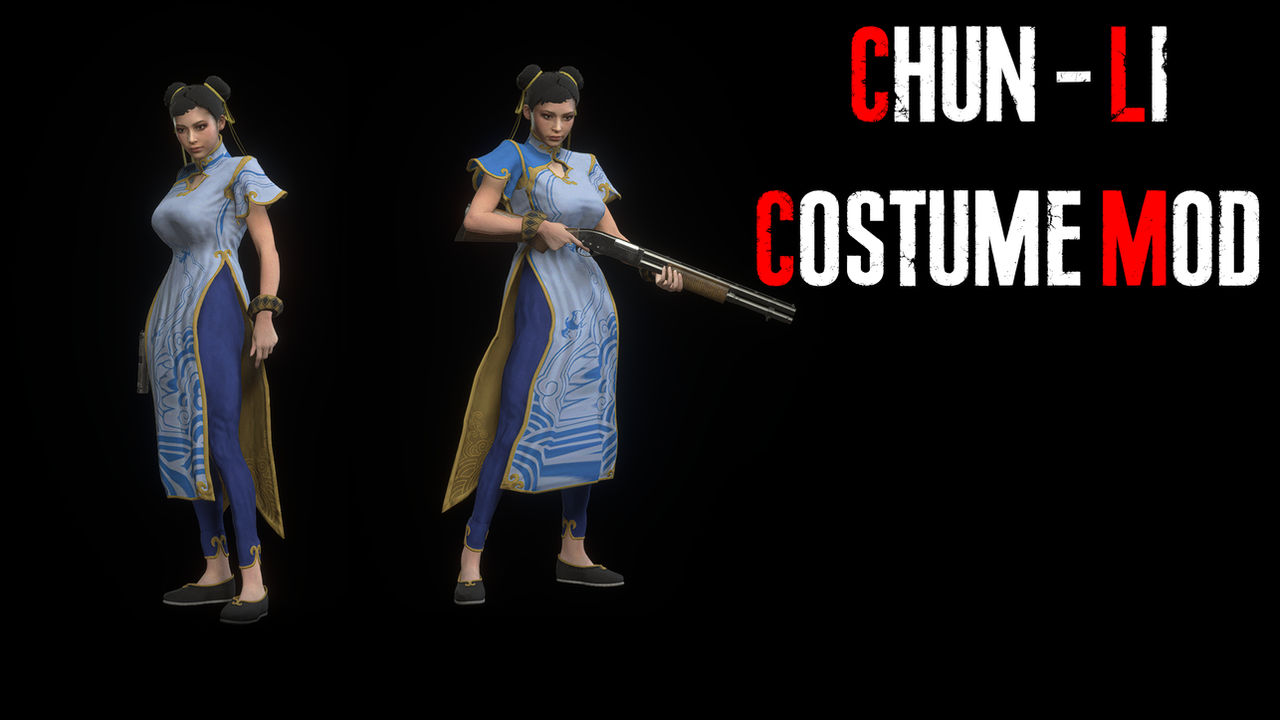 Chunk Li Mod RE4R - Ada Chun-Li Costume Mod by mralexmods on DeviantArt