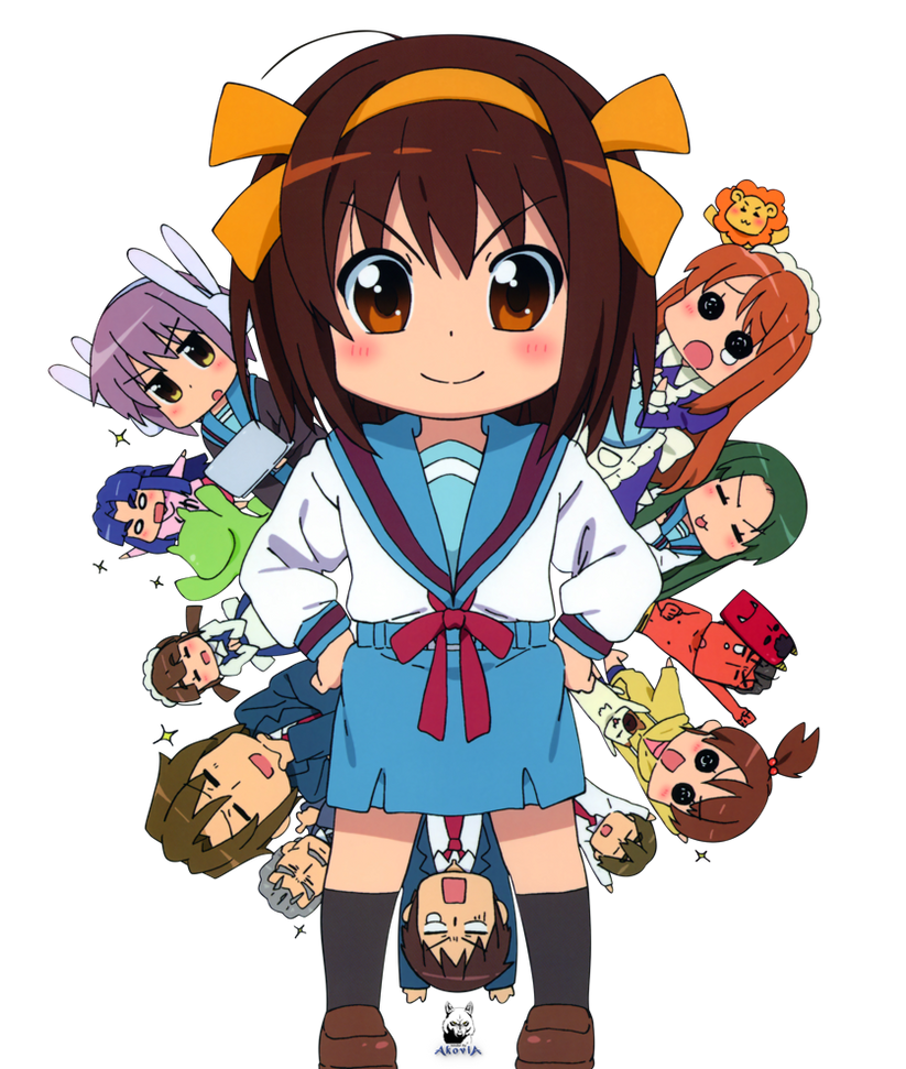 The Melancholy Of Haruhi Suzumiya Chan The Melancholy of Haruhi-chan Suzumiya - Render2 by akovia on DeviantArt
