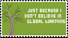 Global Warming stamp