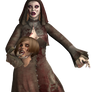 Zombie Nun with head stock 03