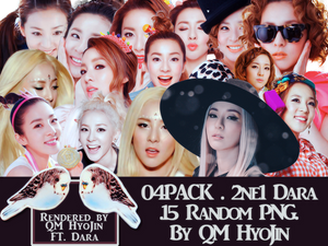 [PNG] 04Pack 2NE1 Dara