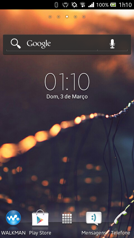 My Xperia P Home