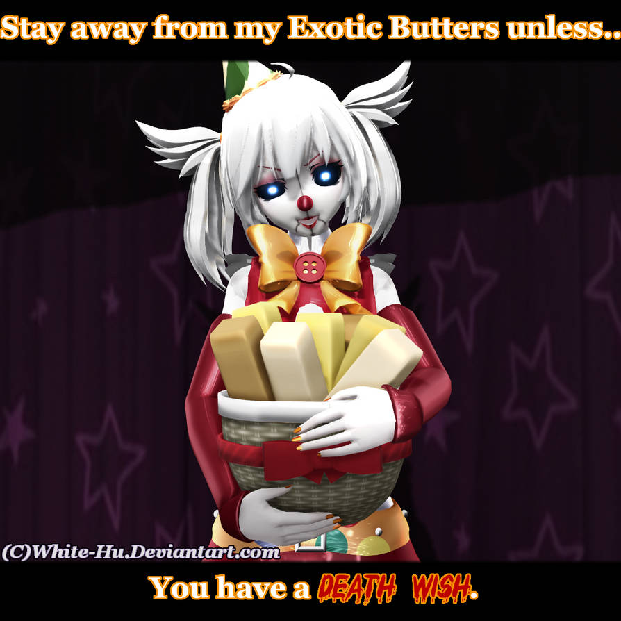FNAF SL Stay away from Fem!Ennard's Exotic Butters by White-Hu on