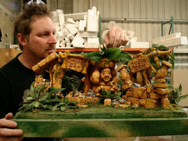 Jungle Ruins Miniature Model