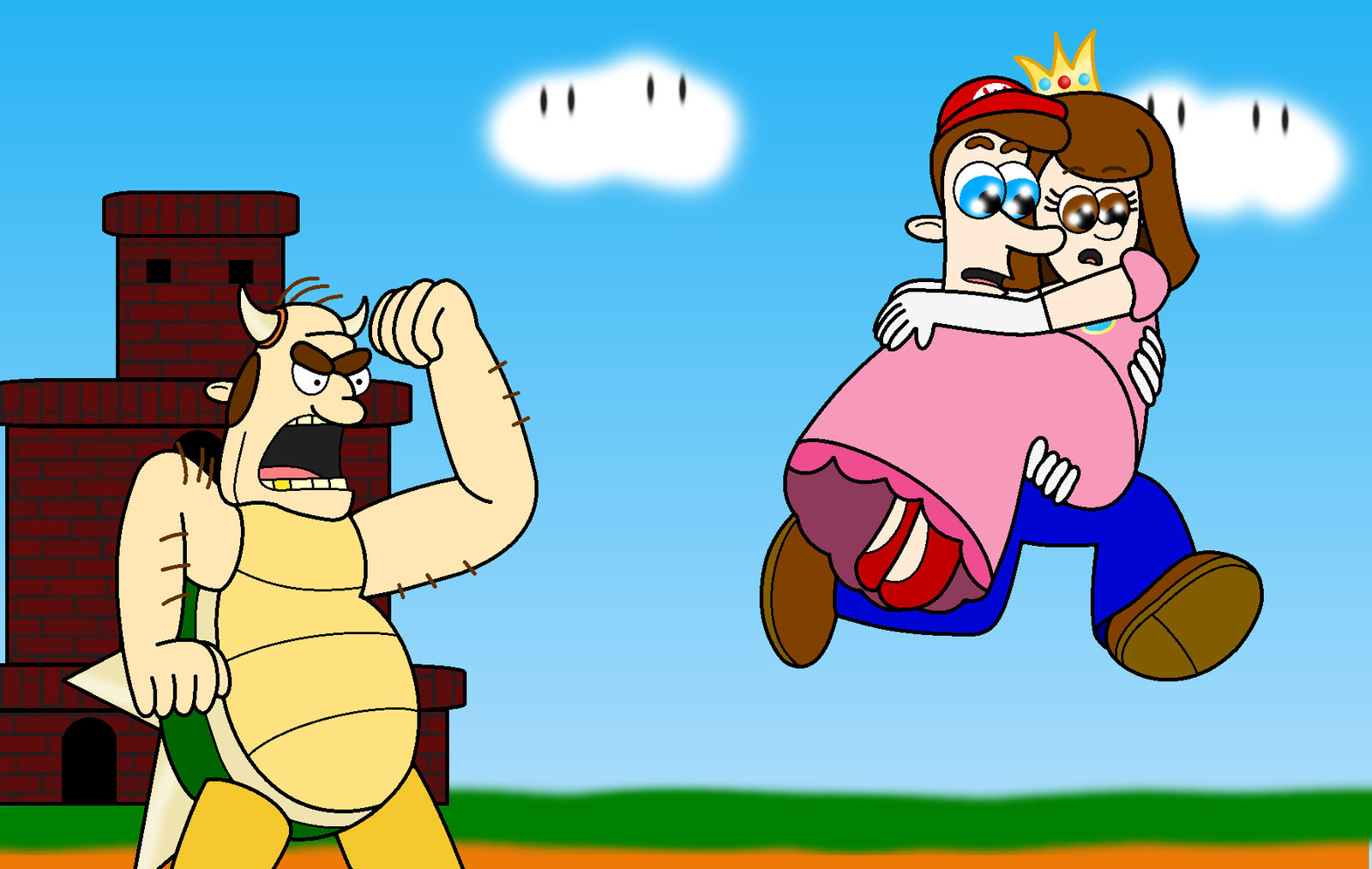 Rescuing the princess by EtherealDreamCloud on DeviantArt