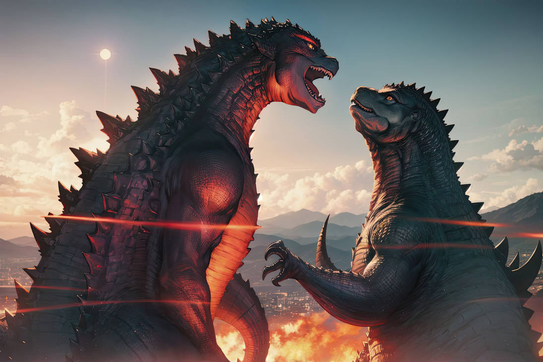 Godzilla Family by NephCop on DeviantArt