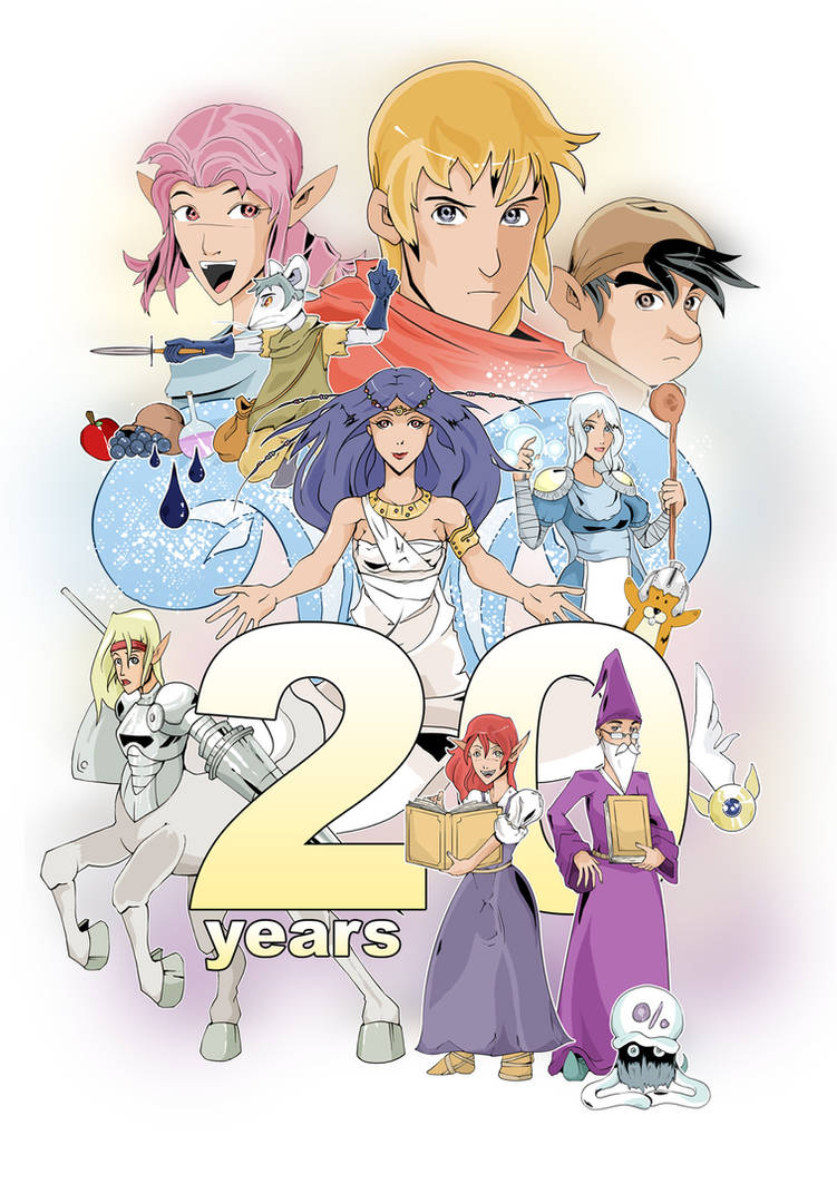 Shining force birthday card by RainyDaySunshine