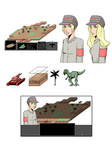 Tank vs Dinosaurs Art stuff
