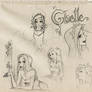Enchanted-Giselle sketches