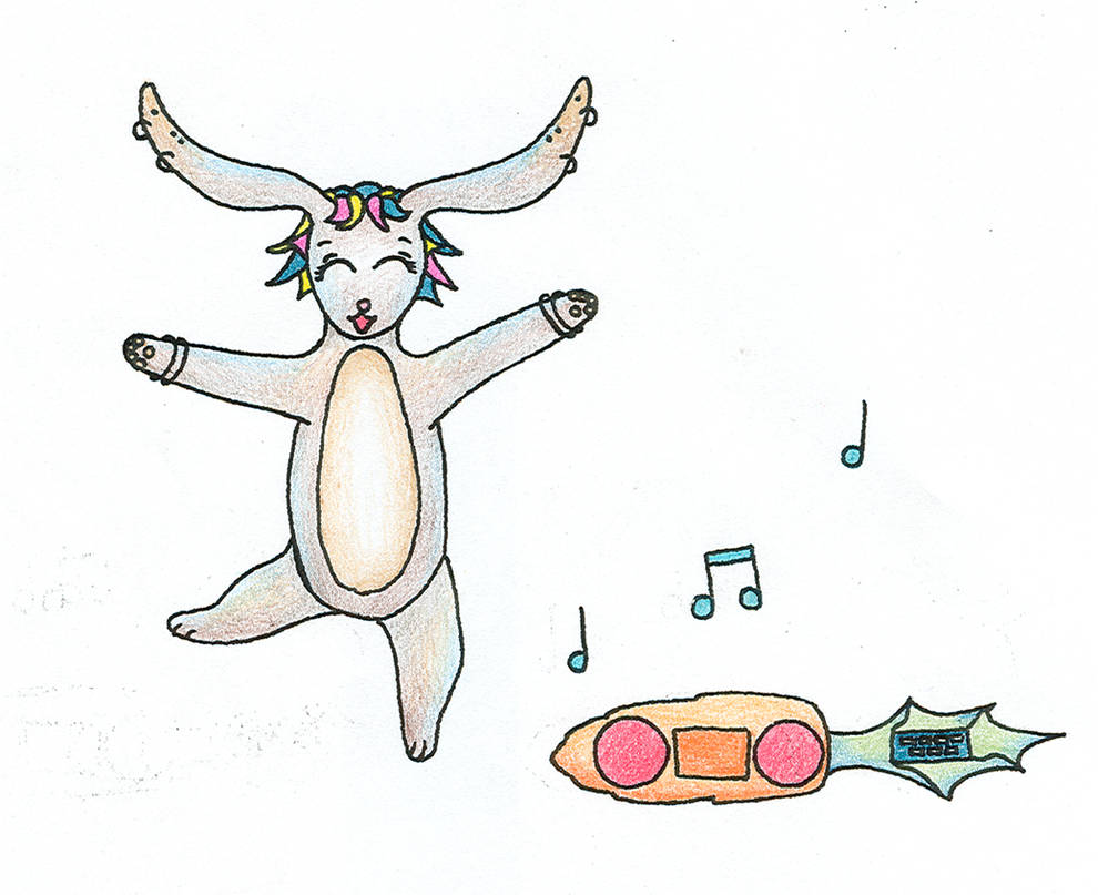 Rocker Rabbit by ardillacheeks on DeviantArt