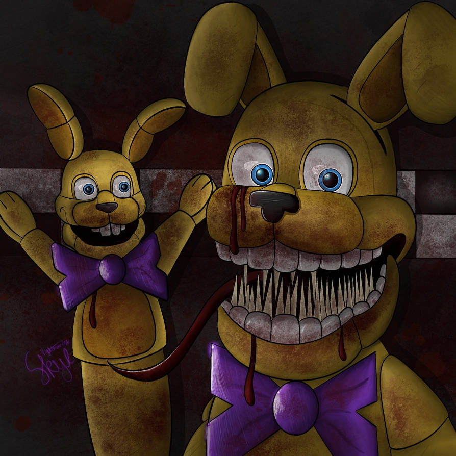 Spring Bonnie and Spring Bon Bon by nightmarishskye on DeviantArt