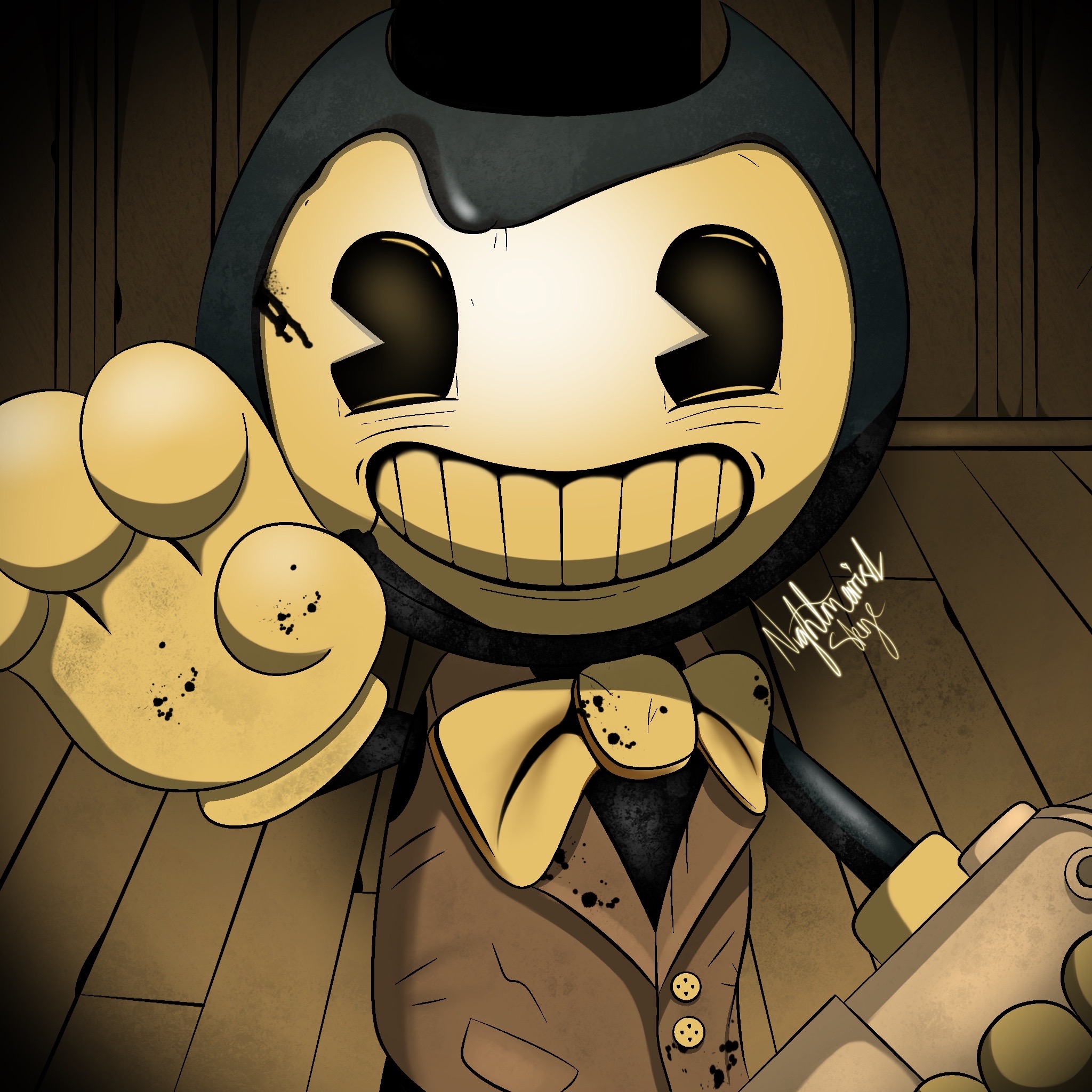 Bendy (BATIM) by nightmarishskye on DeviantArt