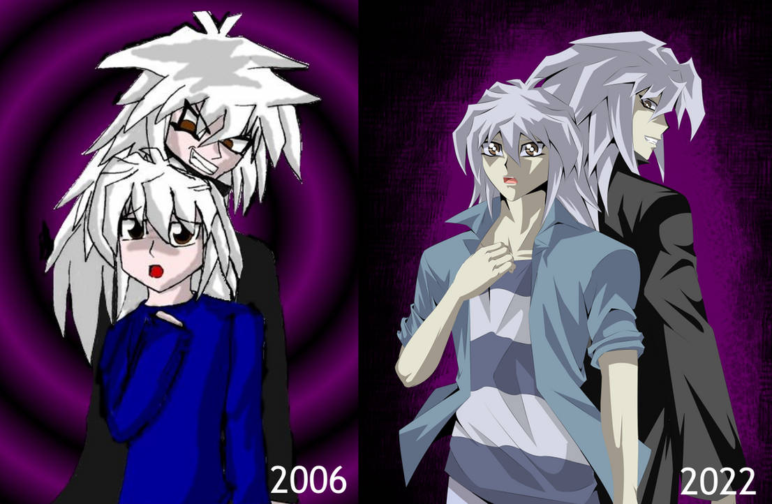 Ryou Yami Bakura And Ryou Re Draw by Lazy-Gamer on DeviantArt