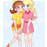 Princess Peach and Princess Daisy