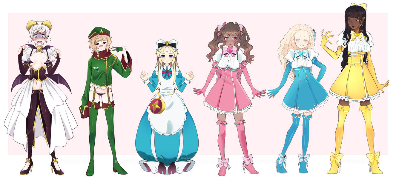 Gushing Over Magical Girls Fan Service Gushing over magical girls Oc edition by LoveletteChan on DeviantArt