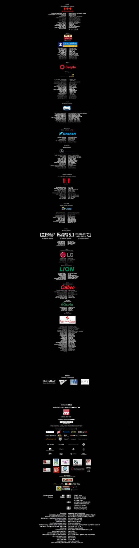 CREDITS TEXT CAST SINGAPORE LOGO by kevenlucas15 on DeviantArt