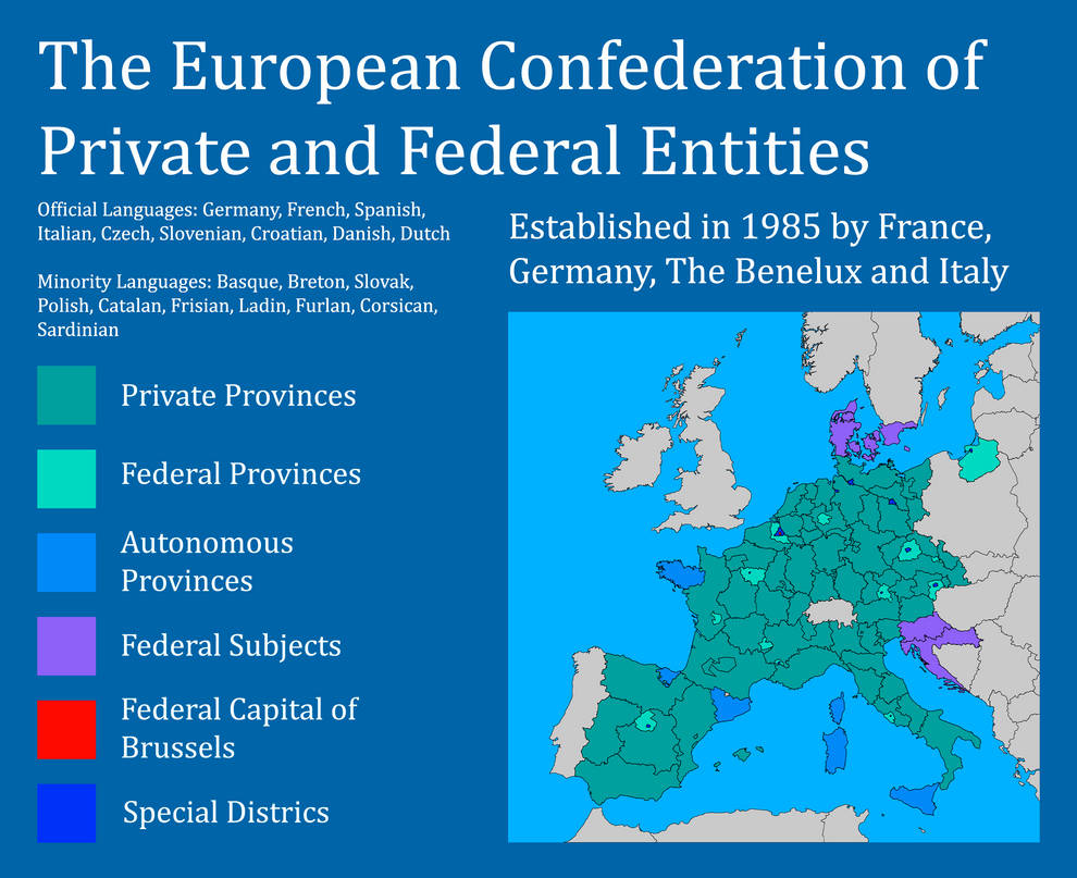 European Confederation Map The European Confederation by RedJarww on DeviantArt
