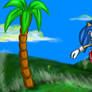 Sonic In Green Hill Zone