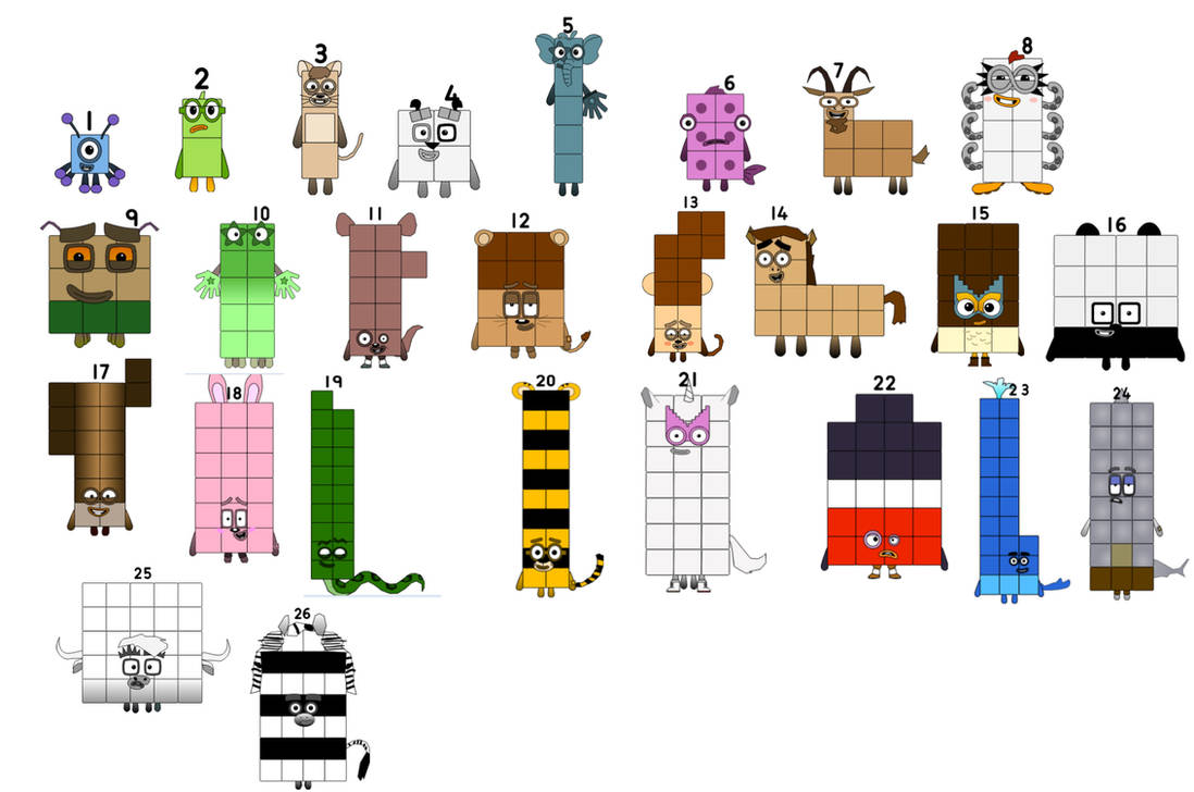 Numbeblocks Animals Animal ABC (KOC But Everyone Is A Numberblock) by Michalnowak123 on ...