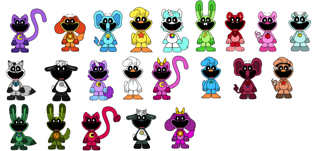 Smiley Critters Raceser Rabbit All 22 Smiling Critters by Michalnowak123 on DeviantArt