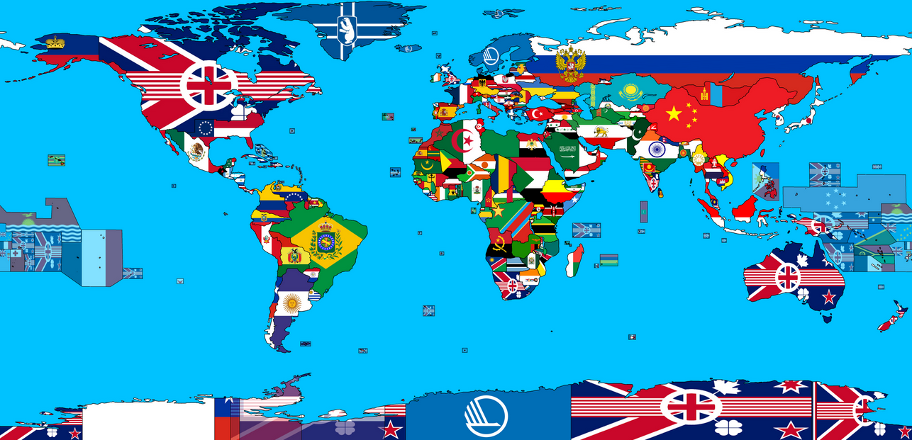 Alternative Flag Map of The World by Michalnowak123 on DeviantArt